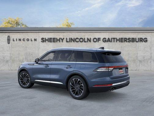 Whisper Blue Metallic Clearcoat 2026 Lincoln Aviator Reserve AWD