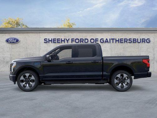 Agate Black Metallic 2025 Ford F-150 Lightning Platinum
