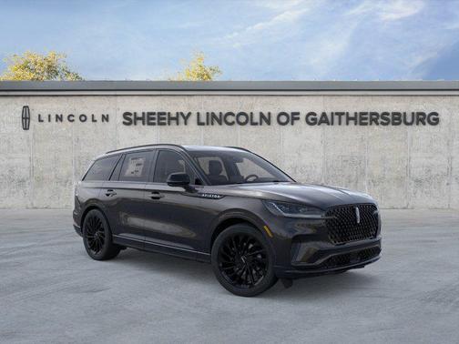 Infinite Black Metallic Clearcoat 2026 Lincoln Aviator Reserve AWD