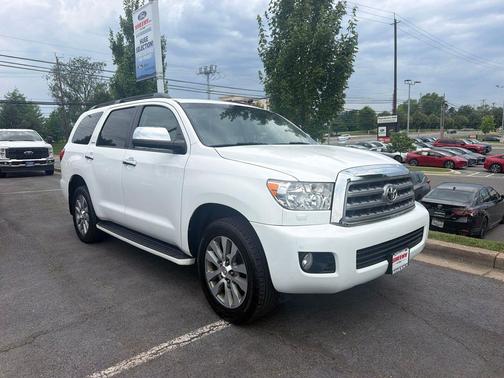 Super White 2016 Toyota Sequoia Limited