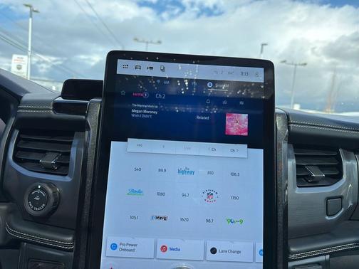 Antimatter Blue Metallic 2025 Ford F-150 Lightning Platinum