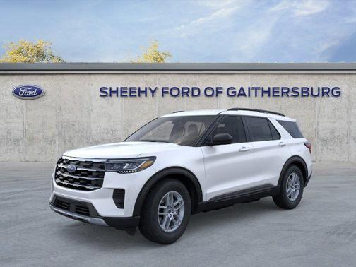 Star White Metallic Tri-Coat 2026 Ford Explorer Active