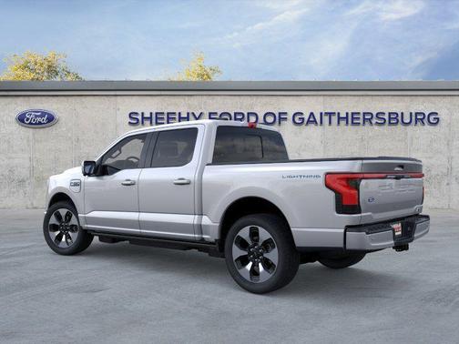 Iconic Silver Metallic 2025 Ford F-150 Lightning Platinum