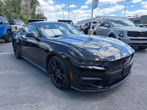 Shadow Black 2025 Ford Mustang EcoBoost