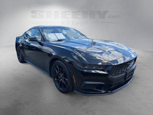 Shadow Black 2025 Ford Mustang EcoBoost