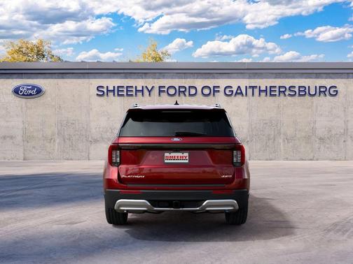 Ruby Red Metallic Tinted Clearcoat 2027 Ford Explorer Platinum