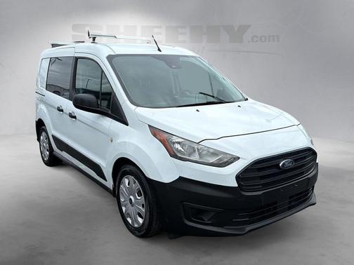 Frozen White 2020 Ford Transit Connect XL Cargo Van