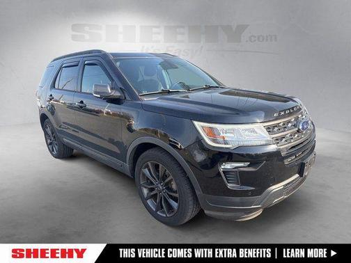 Shadow Black 2018 Ford Explorer XLT