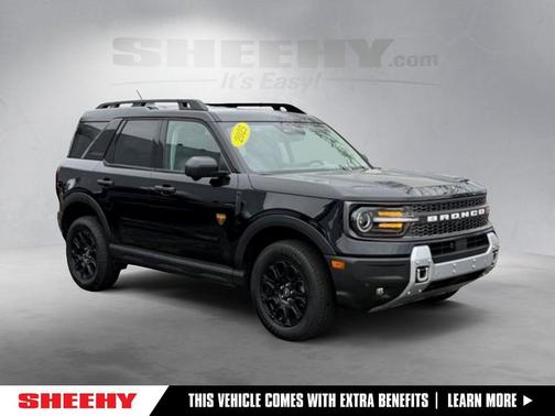 Shadow Black 2025 Ford Bronco Sport Badlands
