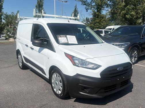 Frozen White 2021 Ford Transit Connect XL Cargo Van