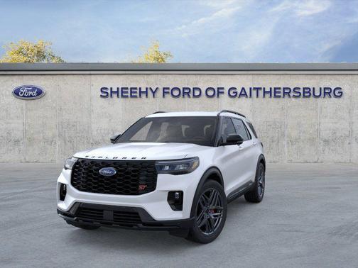 Star White Metallic Tri-Coat 2026 Ford Explorer ST