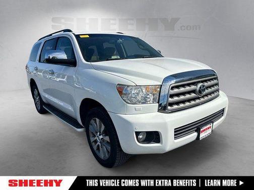 Super White 2016 Toyota Sequoia Limited