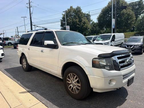 White Platinum Metallic Tri-Coat 2013 Ford Expedition EL Limited