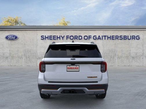 Space White Metallic 2026 Ford Explorer Tremor