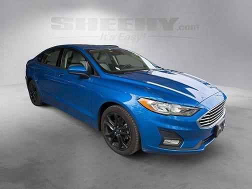 Blue 2019 Ford Fusion SE