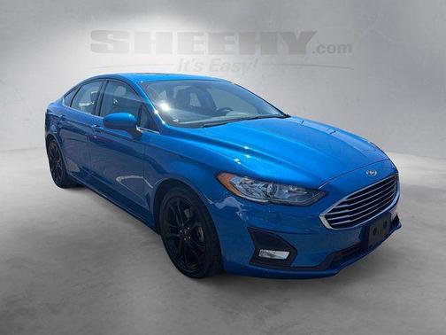Blue 2019 Ford Fusion SE