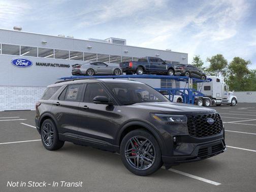 Agate Black Metallic 2026 Ford Explorer ST-Line