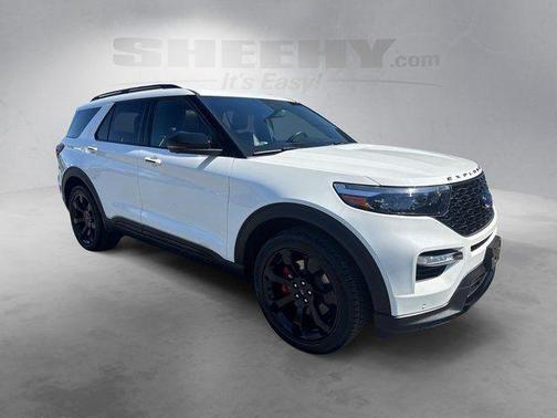 Star White Metallic Tri-Coat 2020 Ford Explorer ST