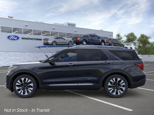 Agate Black Metallic 2026 Ford Explorer Platinum