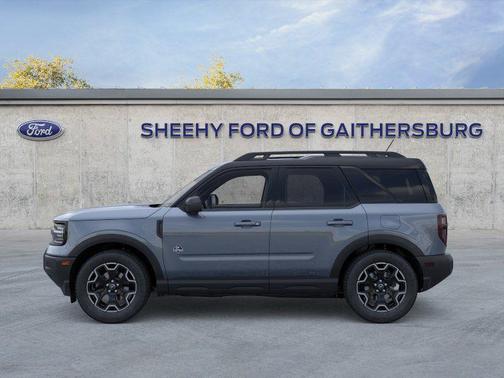 Azure Gray Metallic Tri-Coat 2025 Ford Bronco Sport Outer Banks