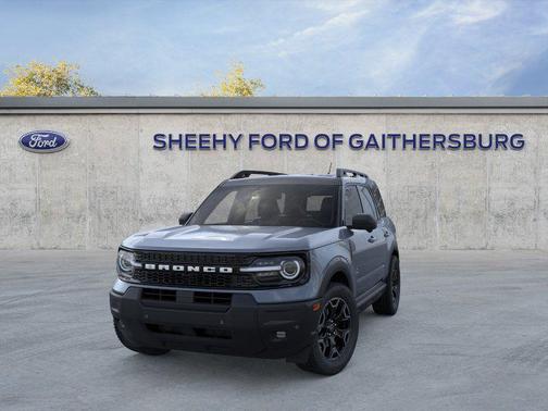 Azure Gray Metallic Tri-Coat 2025 Ford Bronco Sport Outer Banks