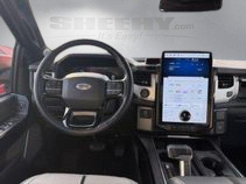 Red Metallic 2022 Ford F-150 Lightning Platinum