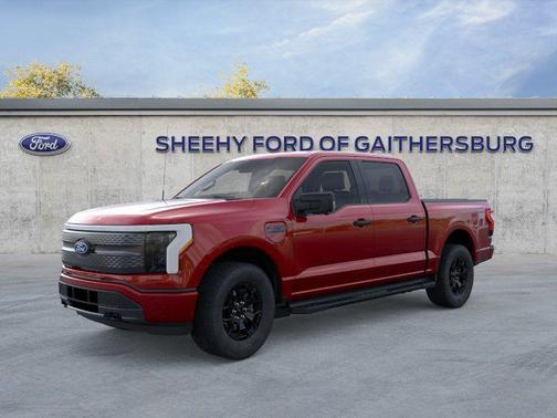 Rapid Red Metallic Tinted Clearcoat 2025 Ford F-150 Lightning XLT