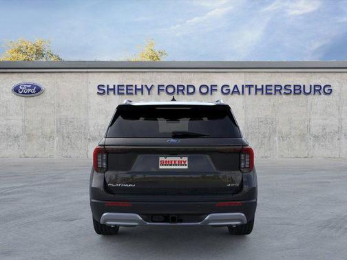 Agate Black Metallic 2026 Ford Explorer Platinum