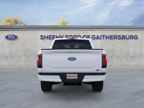 White 2025 Ford F-150 Lightning Flash