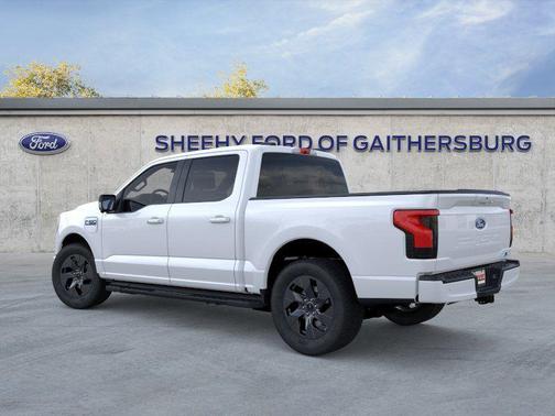 White 2025 Ford F-150 Lightning Flash