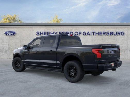 Agate Black Metallic 2025 Ford F-150 Lightning XLT