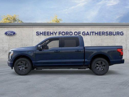 Antimatter Blue Metallic 2025 Ford F-150 Lightning LARIAT