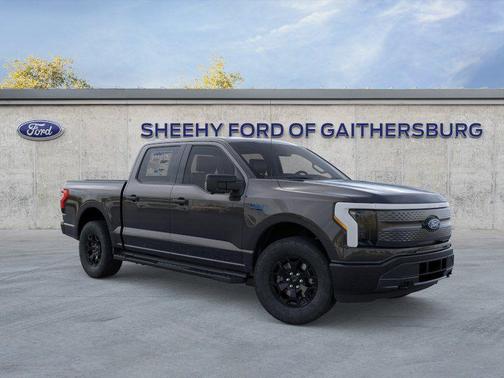 Agate Black Metallic 2025 Ford F-150 Lightning XLT