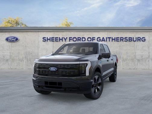 Agate Black Metallic 2025 Ford F-150 Lightning Platinum