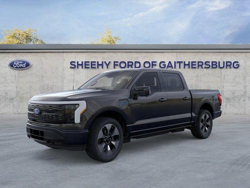 Agate Black Metallic 2025 Ford F-150 Lightning Platinum