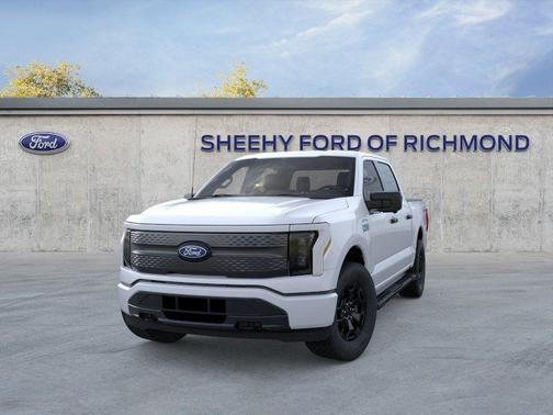 Space White Metallic 2025 Ford F-150 Lightning XLT