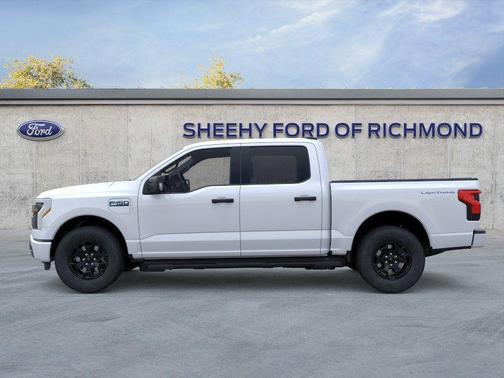 Space White Metallic 2025 Ford F-150 Lightning XLT