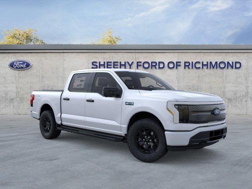 Space White Metallic 2025 Ford F-150 Lightning XLT