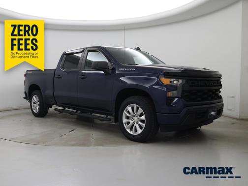 Blue 2022 Chevrolet Silverado 1500 Custom