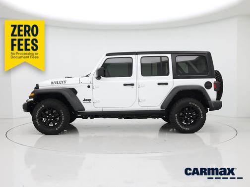 White 2022 Jeep Wrangler Unlimited Willys