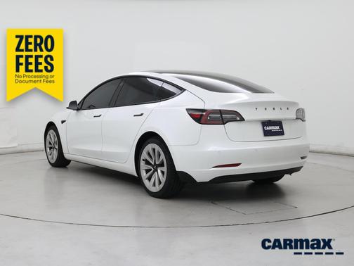 White 2022 Tesla Model 3