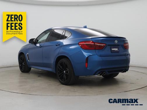 Blue 2017 BMW X6 M