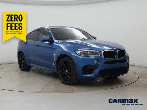 Blue 2017 BMW X6 M