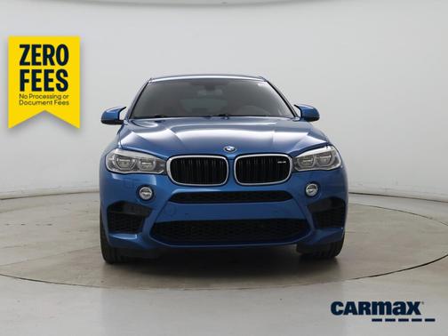 Blue 2017 BMW X6 M
