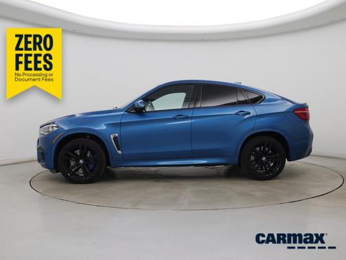 Blue 2017 BMW X6 M