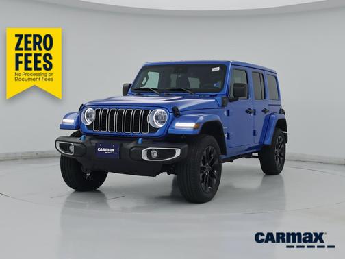 Blue 2024 Jeep Wrangler 4xe Sahara