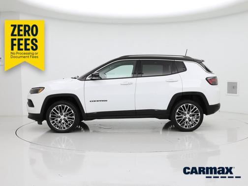 White 2022 Jeep Compass Limited