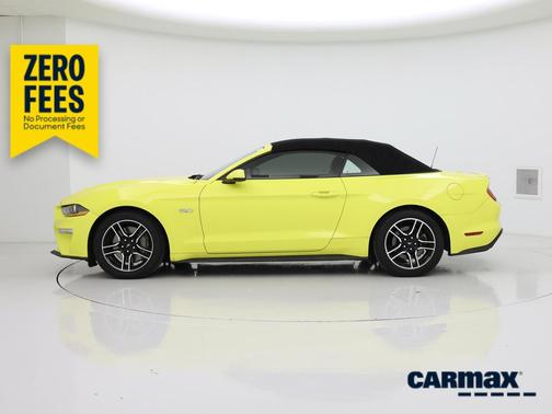 Yellow 2021 Ford Mustang GT Premium