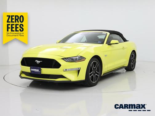 Yellow 2021 Ford Mustang GT Premium