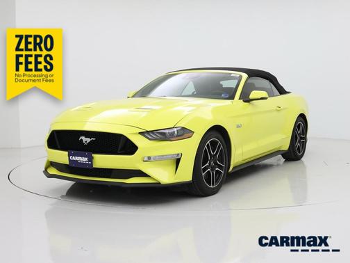 Yellow 2021 Ford Mustang GT Premium